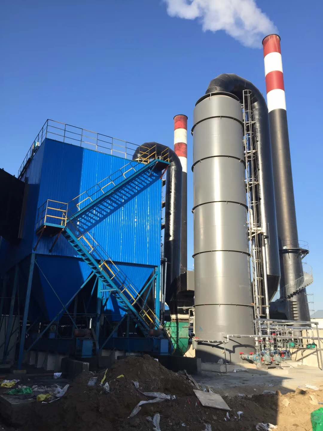 超低排放：60T鍋爐超低排放工程