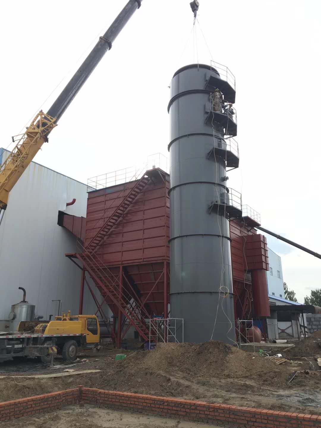 脫硫：20T鍋爐脫硫塔